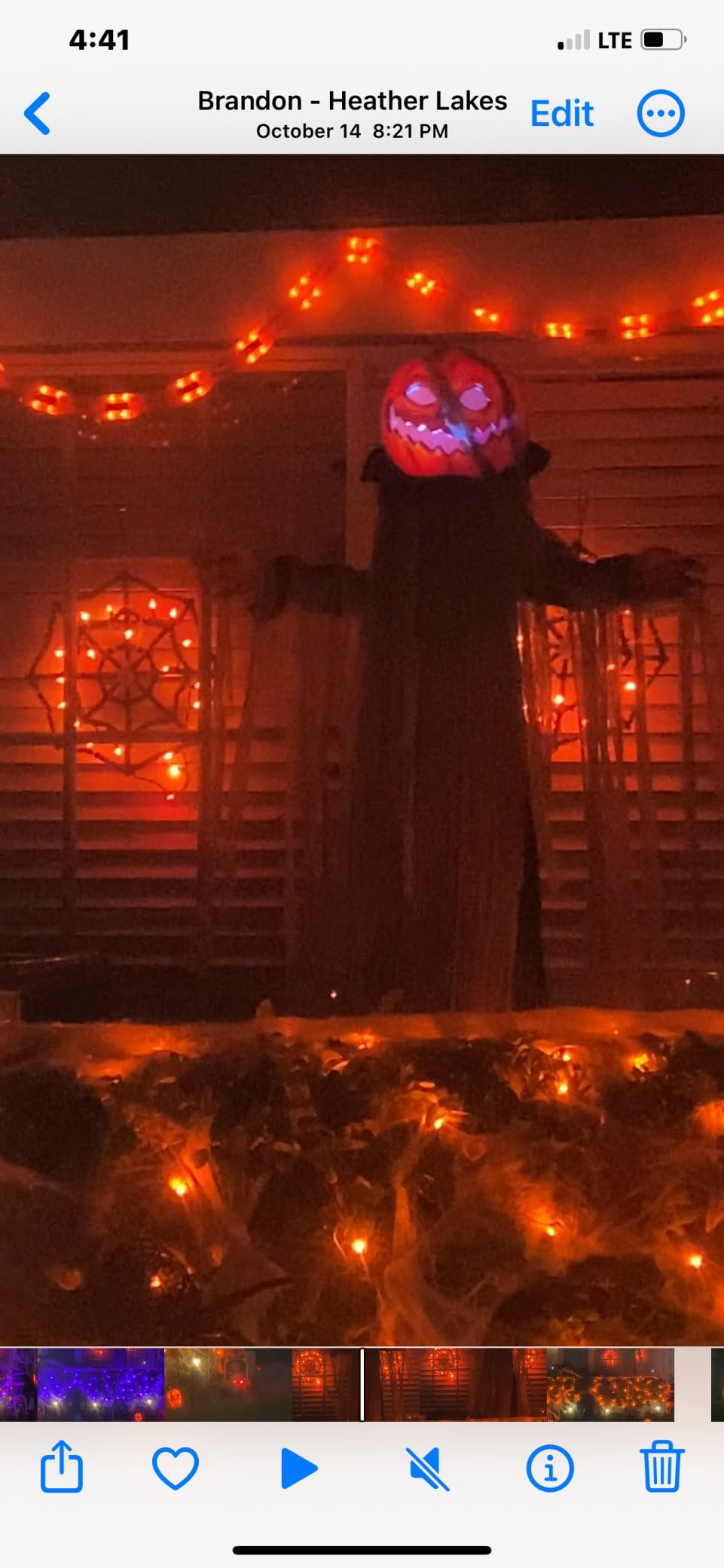 6 Ft Animated Halloween Root of Evil Prop, Halloween Decorations Outdoor customer photo 2