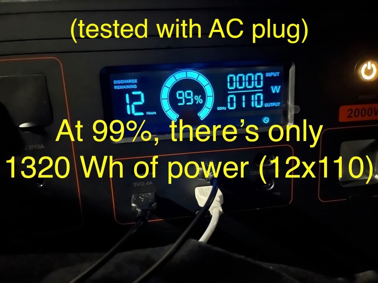 Portable Power Station 330W, GRECELL 230.88Wh Solar Generator customer photo 2