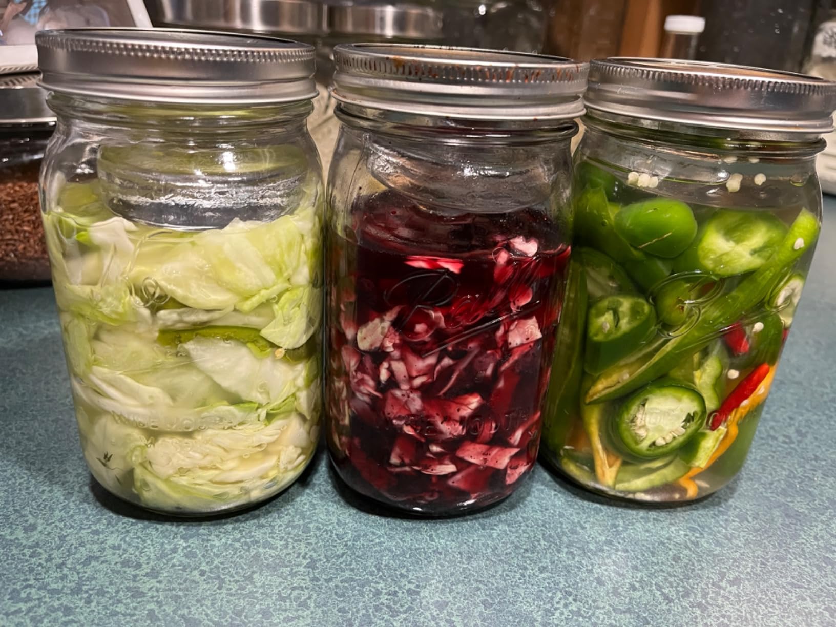 Artcome 10-Pack Glass Fermentation Weights with Easy Grip Handle and Unique Texture Design for Large Wide Mouth Mason Jars customer photo 1