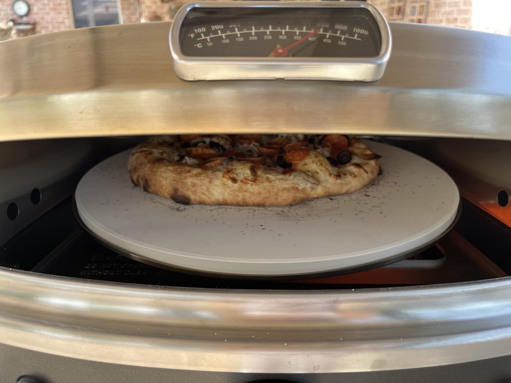 HALO Versa 16 Pizza Oven | 16” Rotating Stone, Patented Dual Burner System, 5-Minute Pizzas, Easy Clean | Propane Powered | HZ-1004-ANA customer photo 1