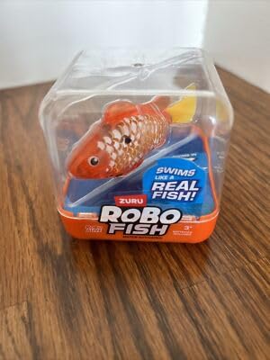 Robo Alive Robo Fish Robotic Swimming Fish (Teal + Orange) by ZURU Water Activated, Changes Color, Comes with Batteries, Amazon Exclusive (2 Pack) Series 3 customer photo 1