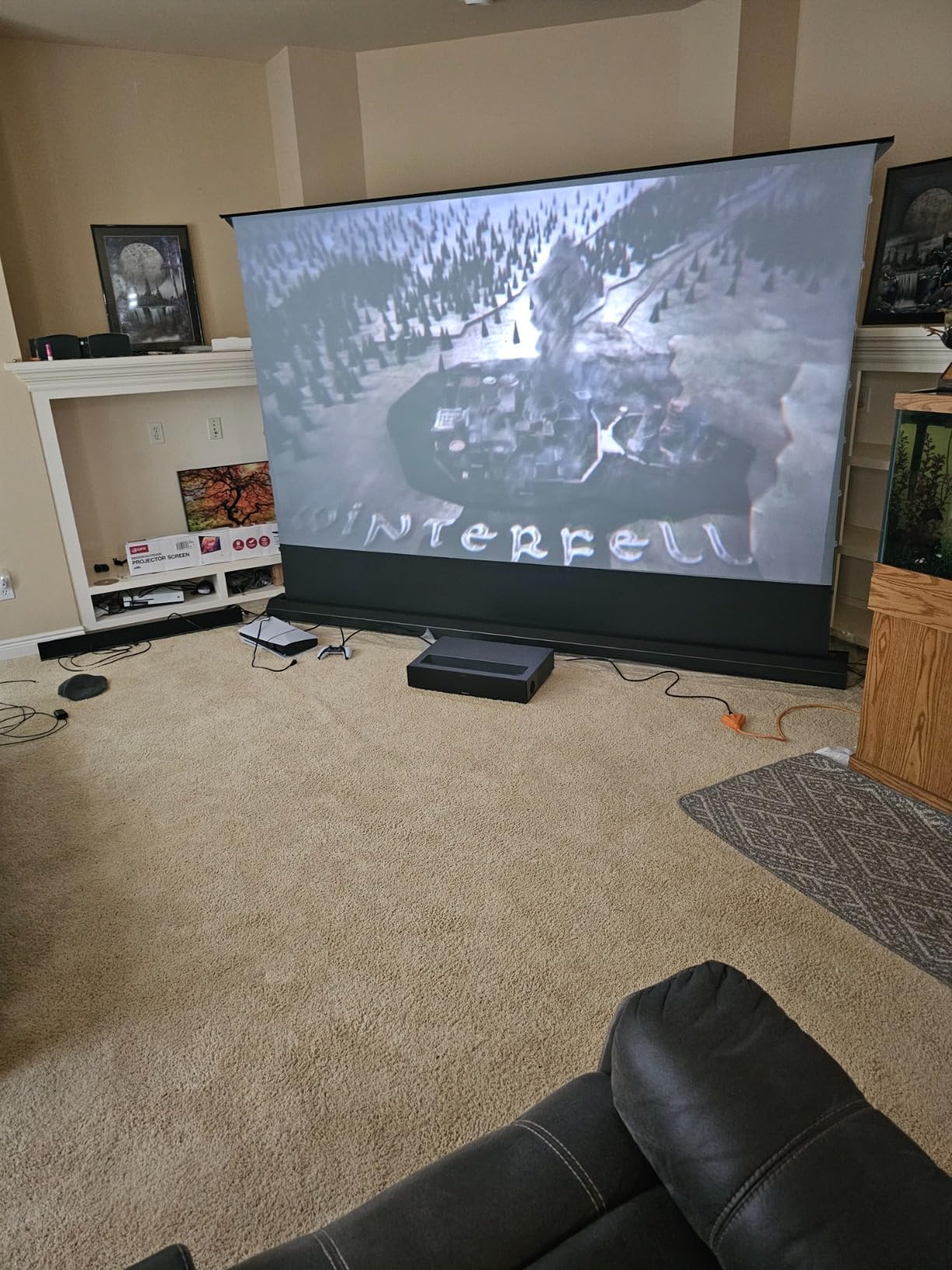Formovie Theater Ultra Short Throw 4K Laser Projector | UST Projector with Dolby Vision & Built-In Speakers | The Top UST Projector at ProjectorCentral's 2022 & 2023 Laser TV Showdown customer photo 2