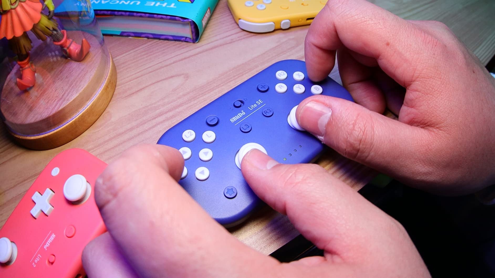 8BitDo Lite SE Bluetooth Gamepad for Switch, Android, iPhone, iPad, macOS and Apple TV, for Gamers with Limited Mobility customer photo 2