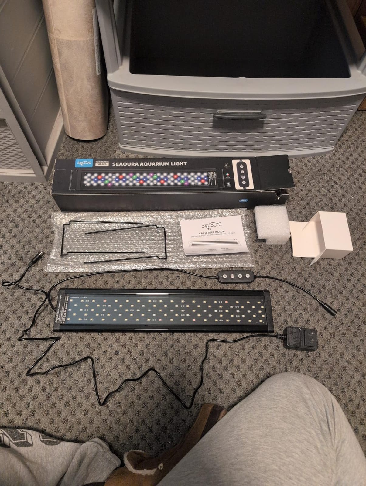 SEAOURA Led Aquarium Light for Plants-Full Spectrum Fish Tank Light 18-24'' customer photo 1