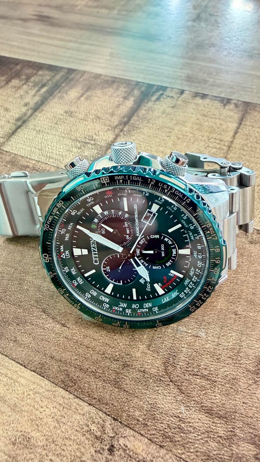 Citizen Eco-Drive Pilot Chronograph Watch with Atomic Timekeeping customer photo 1