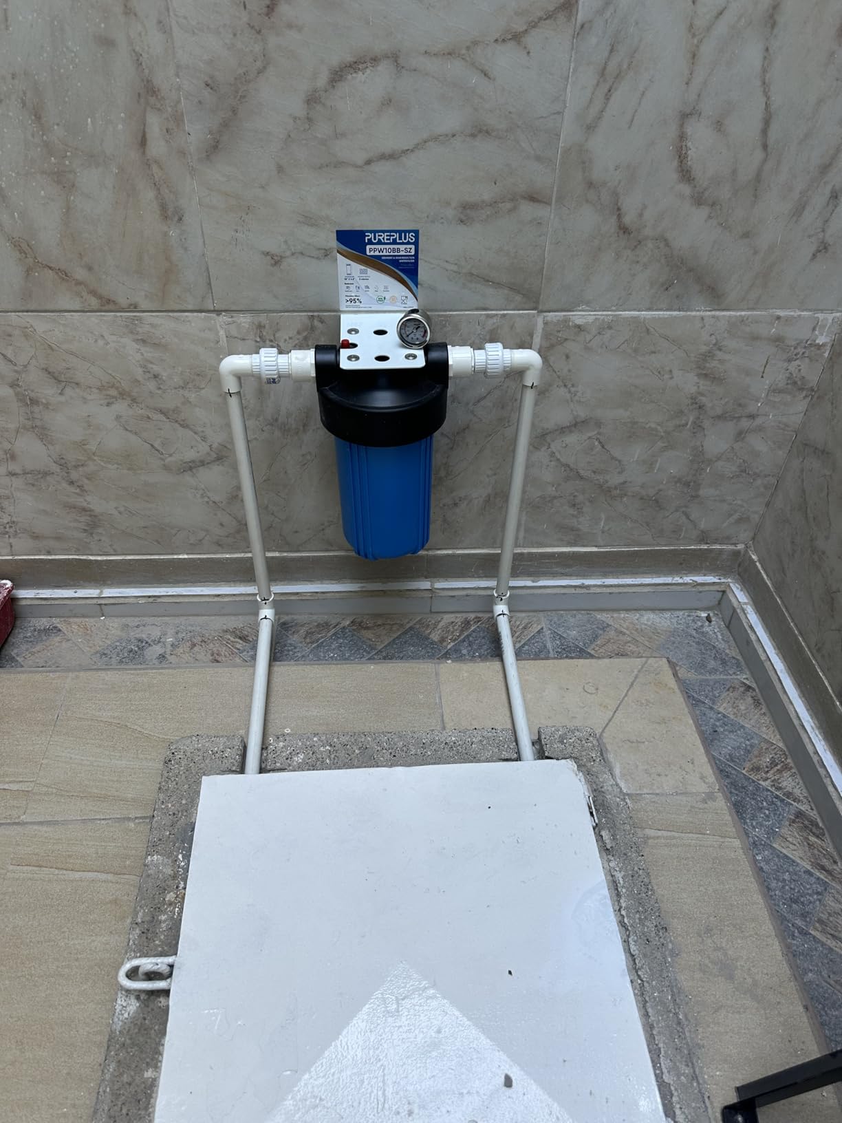 PUREPLUS 1-Stage Whole House Water Filter, for Well Water customer photo 1