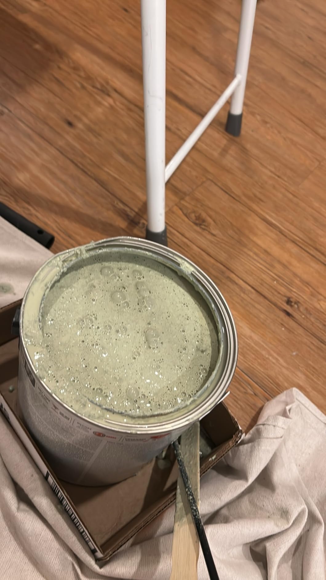 Glidden Total Interior Wall Paint & Primer All-in-One, Light Sage/Green, Eggshell, 1 Gallon customer photo 1