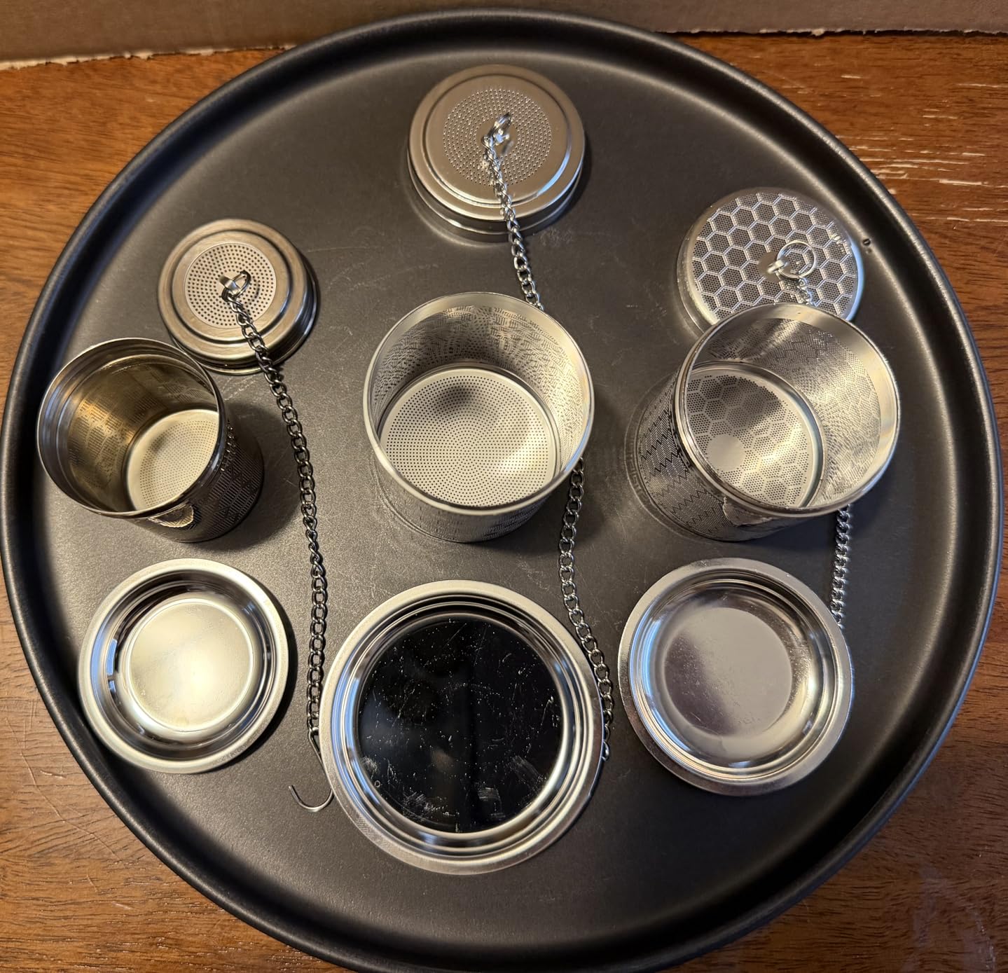 Reinmoson Extra Fine Mesh Tea Infuser for Loose Leaf Tea Steeper 1.5”x2.2” customer photo 2