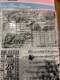 GLOBLELAND Postcard Border Edge Silicone Clear Stamp Postmark Transparent Silicone Stamp Vintage Rubber Stamp for Scrapbook Journal Card Making customer photo 1