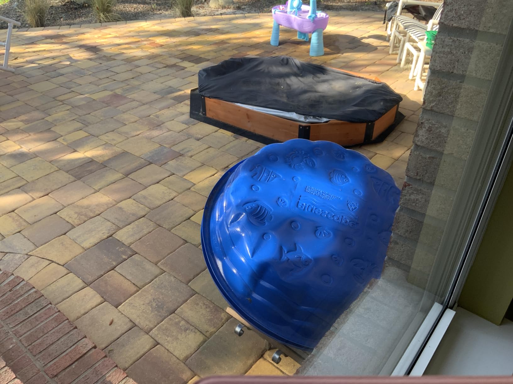 85''x78''x9'' Wooden Octagon Sandbox with Cover, Large Sandpit for Kids Outdoor Patio Backyard Play, Easy & Quick Assemble customer photo 1