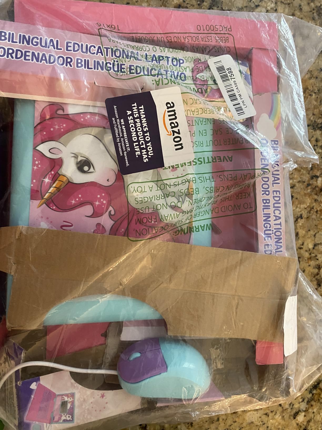 Lexibook, Unicorn Educational Laptop for Kids, JC598UNIi2 customer photo 1