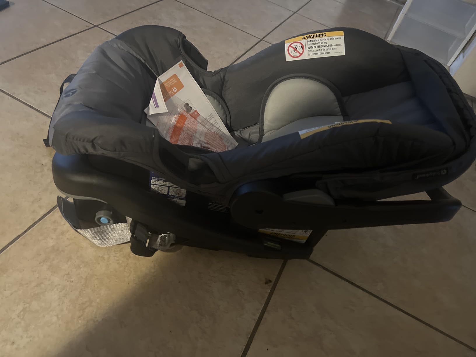 Baby Trend EZ-Lift Plus Infant Car Seat, Ultra Grey - Newborn Comfort Padding, Lightweight Carry Build, Adjustable Harness System customer photo 1
