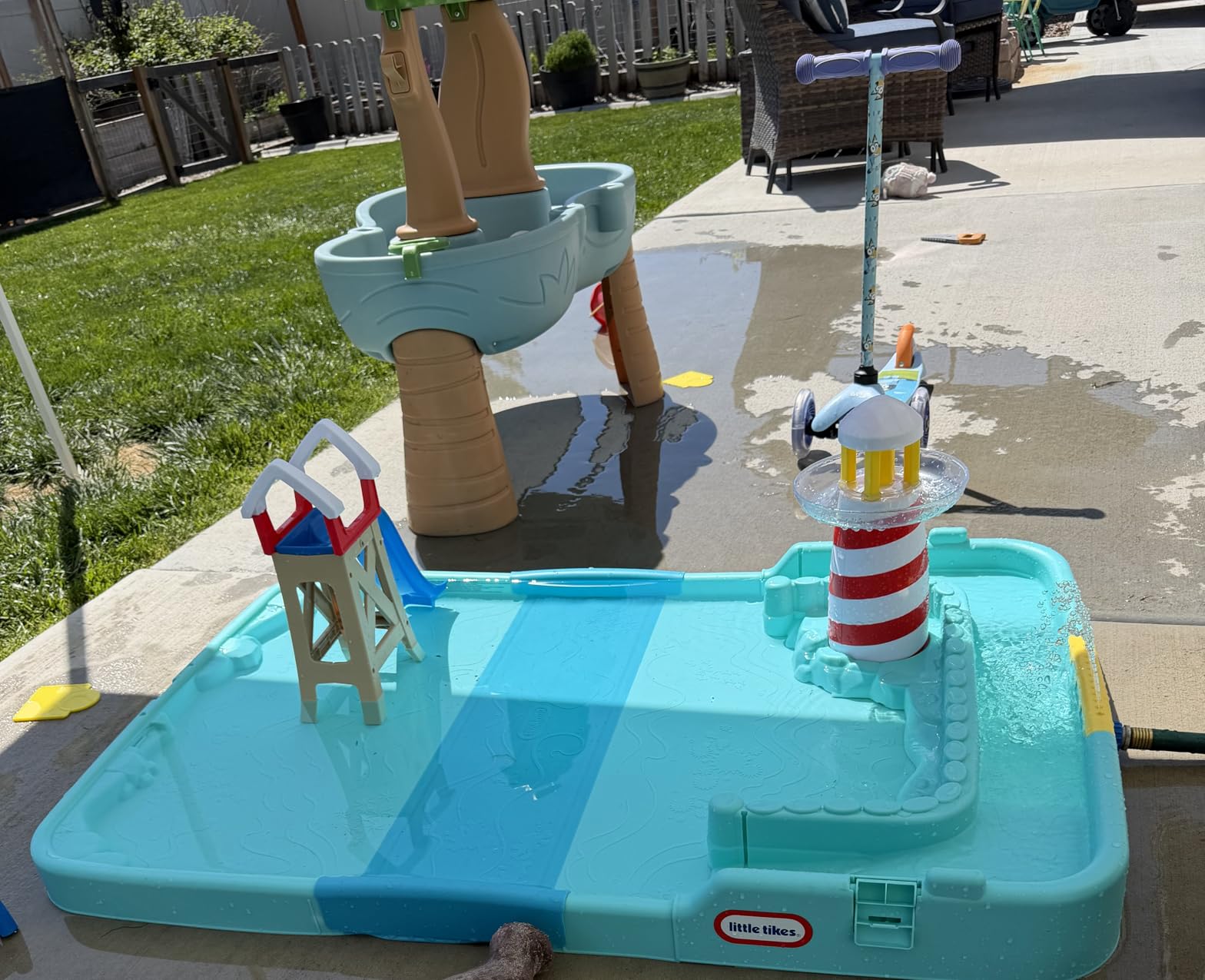 Little Tikes Splash Beach Water Table Splash Pad for Kids, Boys, Girls Ages 2+ Years customer photo 2