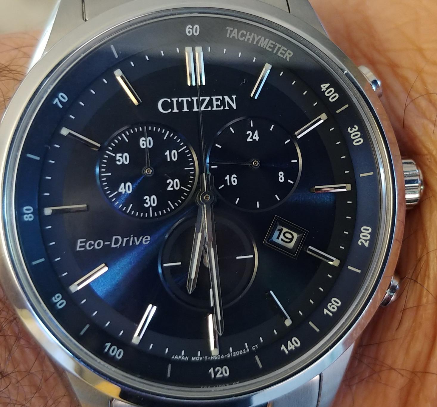 Citizen Men's Classic Corso Eco-Drive Watch, Chronograph, 12/24 Hour Time, Date, Sapphire Crystal customer photo 1