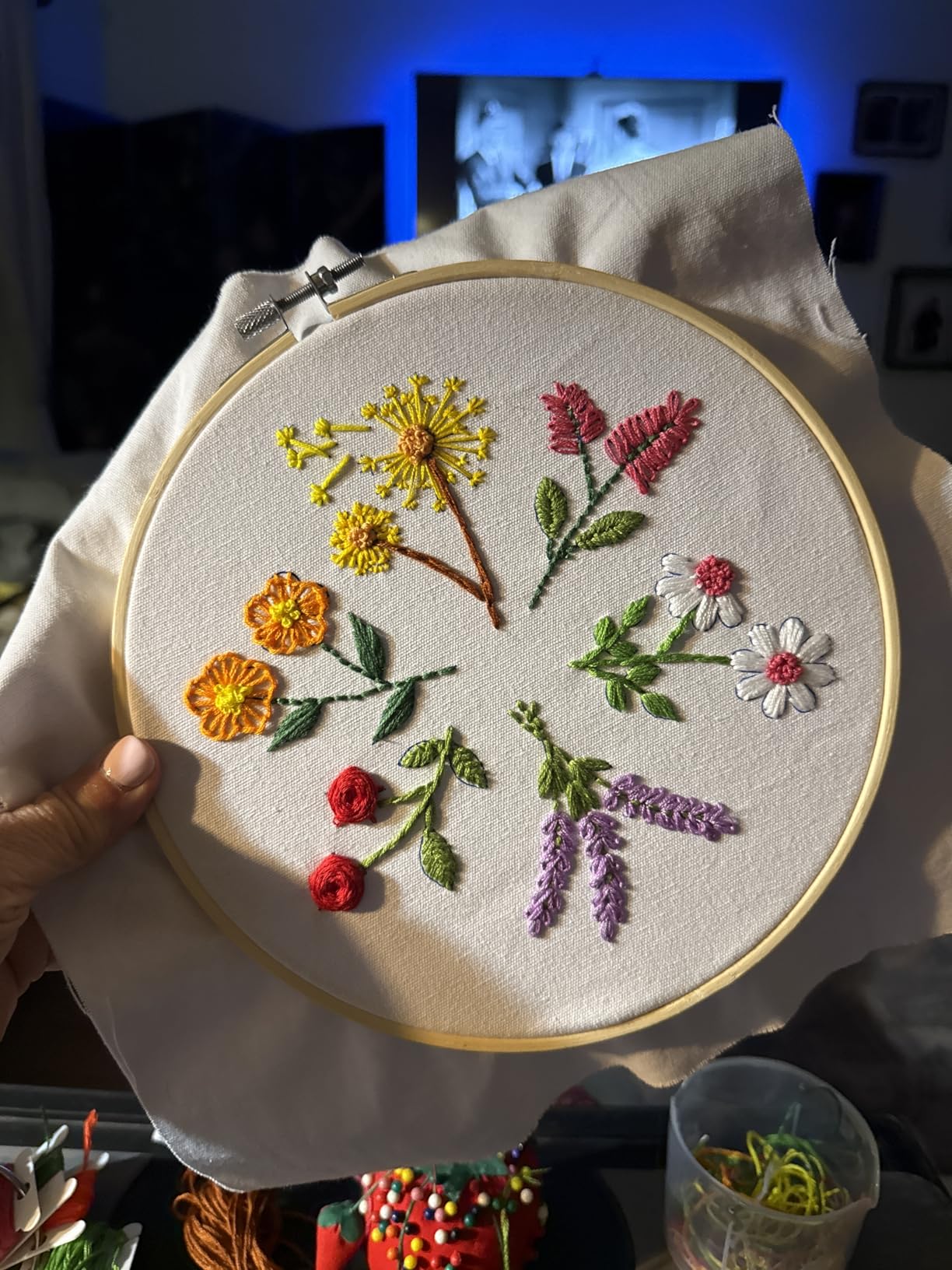 Bradove Classic Embroidery Learning Kit for Adults and Kids | Hand Embroidery Kit for Beginners with Patterns, Beginner Embroidery Kit for Adults, Stitches Practice, Learn to Embroider customer photo 2