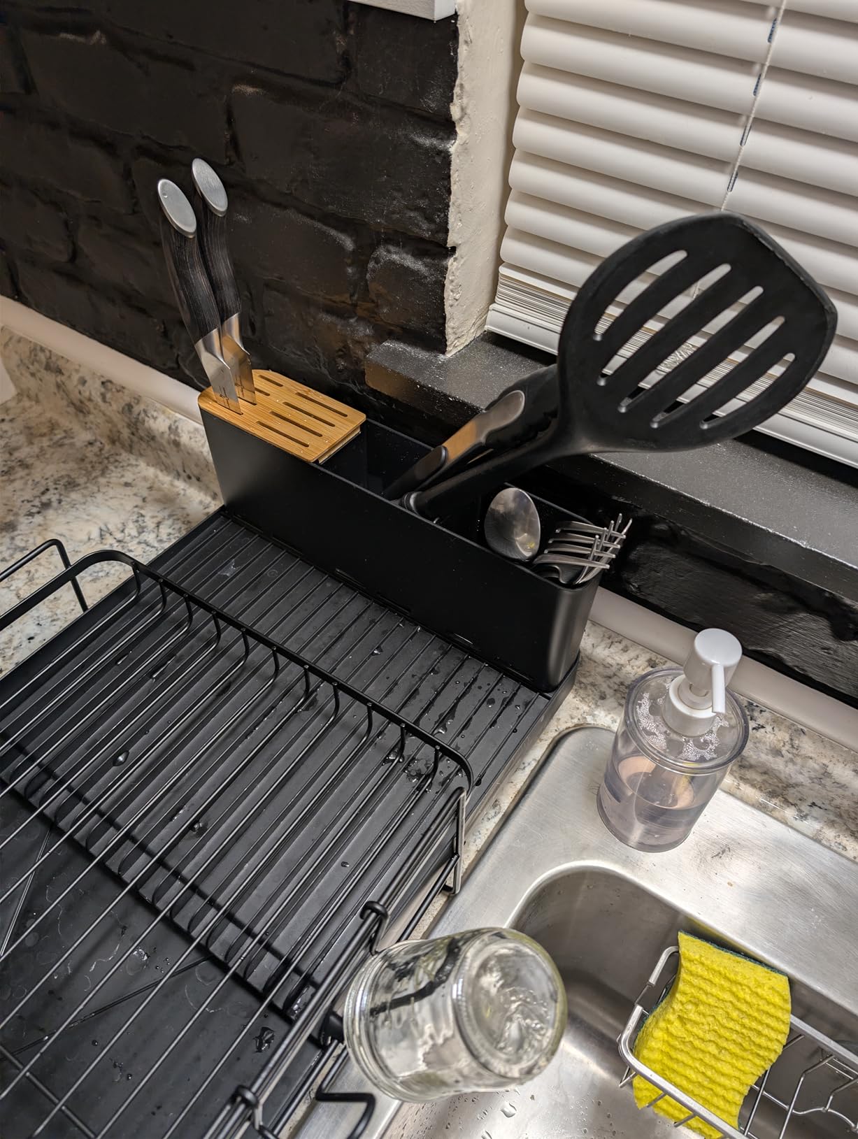 Kitsure Extendable Dish Drying Rack, 19.2