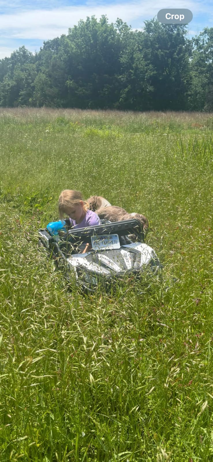 ANPABO 24V Ride On Toys for Kids w/Remote Control, 4WD/2WD Switchable White customer photo 1