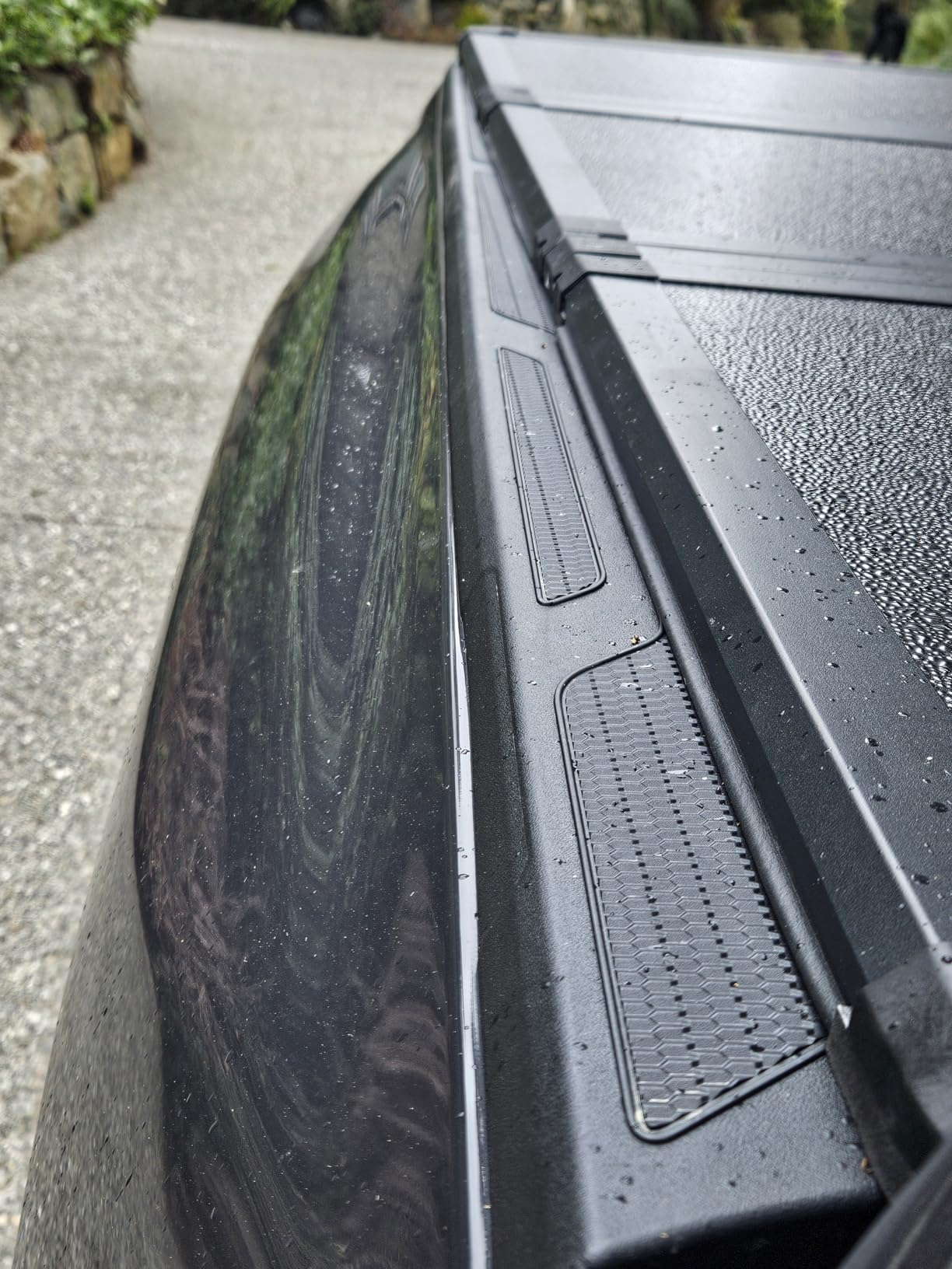 Tutel Hard Shell Folding Truck Bed Tonneau Cover|Fits 2016-2026 Toyota Tacoma w/OE Track System 5' 1