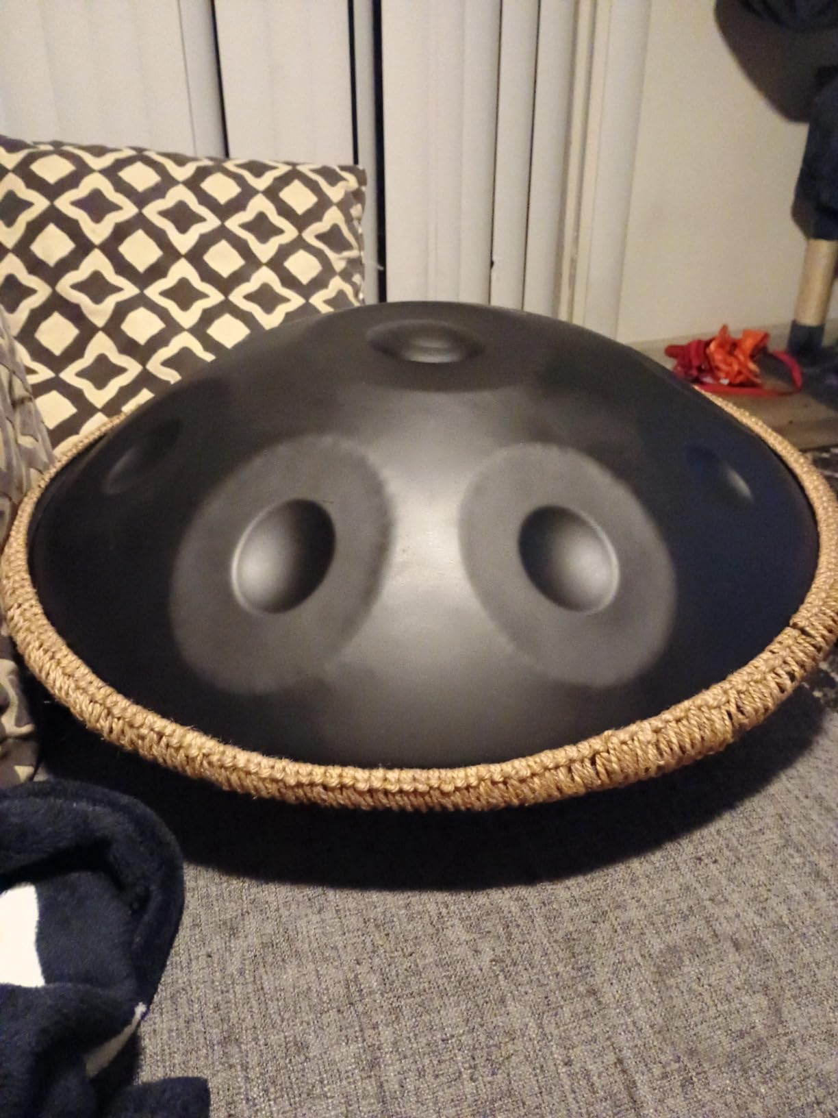 Handpan 432HZ, 10 Sounds 22 Inches D Minor Handpan Drum, Premium Steel Hand Pan Instrument for Adults, Classic Black customer photo 1