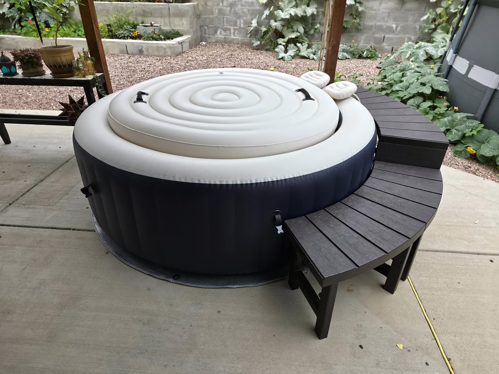 INTEX PureSpa 4 Person Inflatable Hot Tub Bundle w/Energy-Efficient Cover customer photo 1