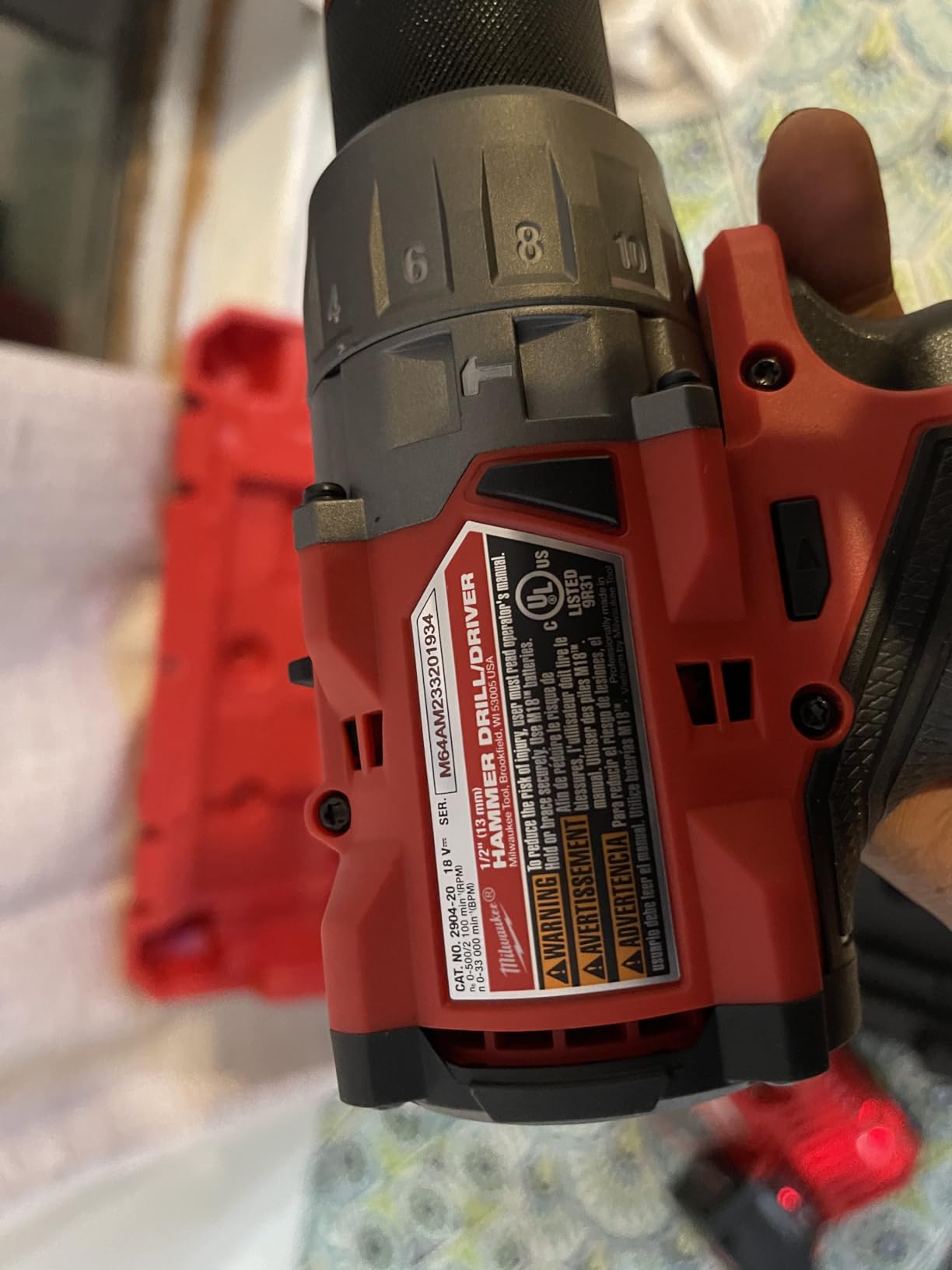 Milwaukee Electric - Variable Speed M18 Fuel. 1/2 Hammer Drill-Driver KIT customer photo 2
