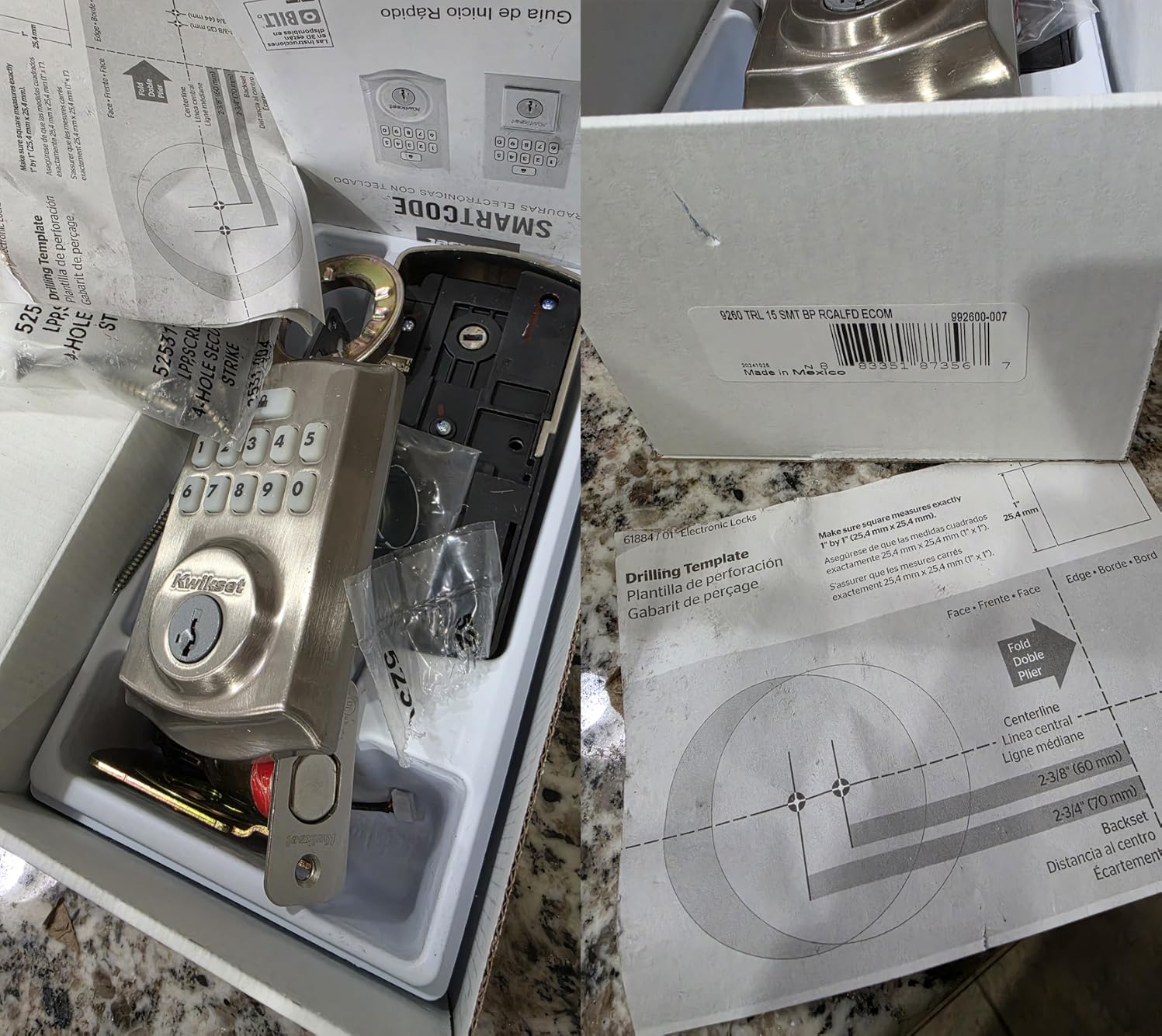 Kwikset SmartCode 260 Keyless Entry Electronic Keypad Deadbolt Door Lock customer photo 2
