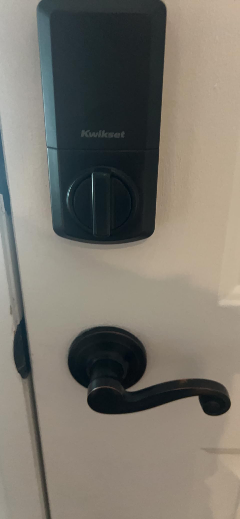 Kwikset SmartCode 270 Keyless Entry Electronic Touchpad Deadbolt Door Lock with Auto-Lock, Custom User Codes, Advanced Security in Satin Nickel Traditional customer photo 1