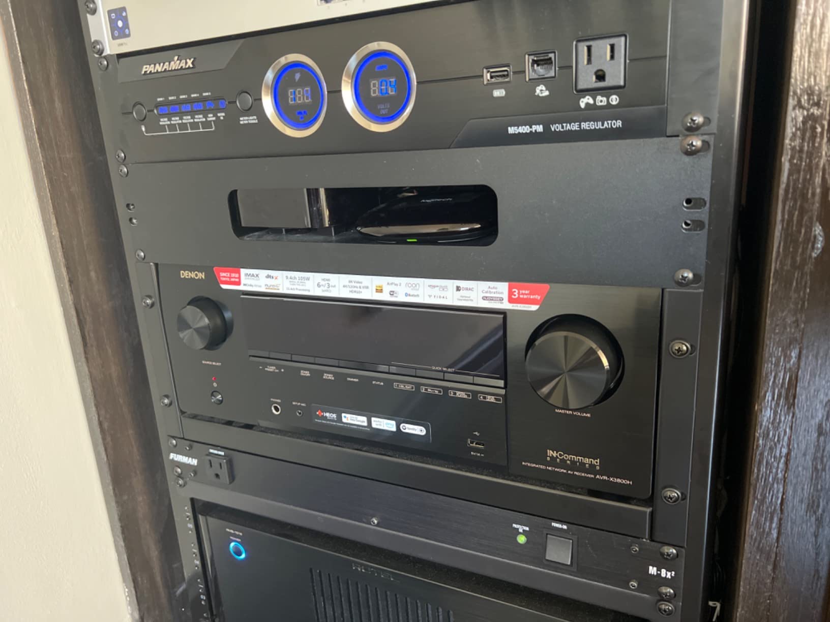 Denon AVR-X3800H 9.4-Ch 8K UHD AVR Home Theater Stereo Receiver, 105W X 9 customer photo 2