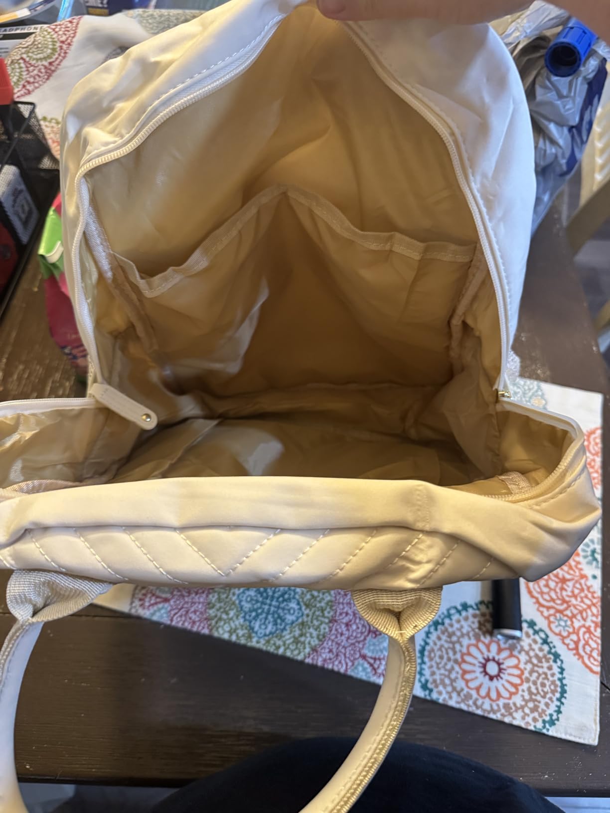 Tenot Diaper Bag Backpack for Women with Insulated Pockets Black customer photo 1