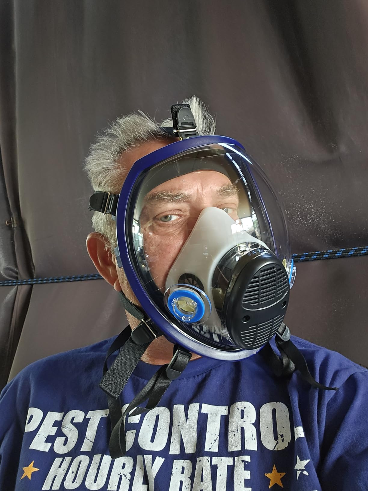 AirGearPro G-750 Full Face Respirator Mask with A1P2 Filter, Anti-Dust | Mask Ideal for Painting, Woodworking, Construction, Sanding, Spraying, DIY etc customer photo 1