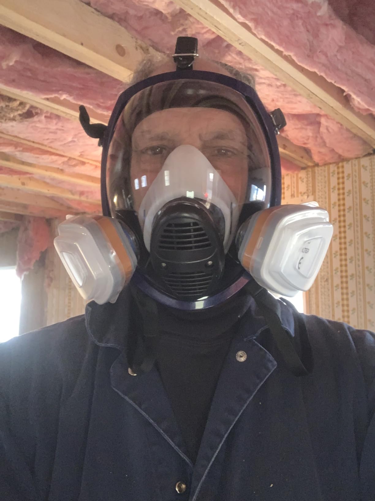 AirGearPro G-750 Full Face Respirator Mask with A1P2 Filter, Anti-Dust | Mask Ideal for Painting, Woodworking, Construction, Sanding, Spraying, DIY etc customer photo 2