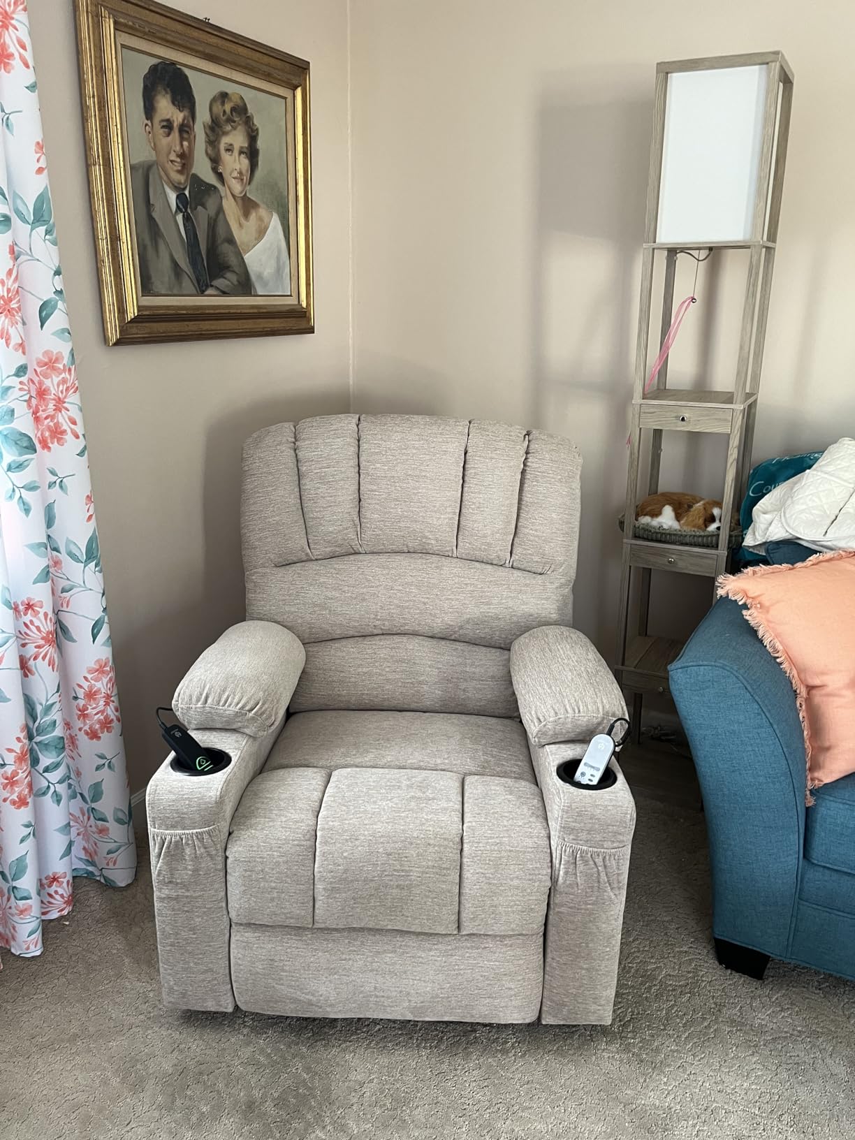 MCombo Power Lift Recliner Chair for Elderly, Heat and Massage, 7095 customer photo 2
