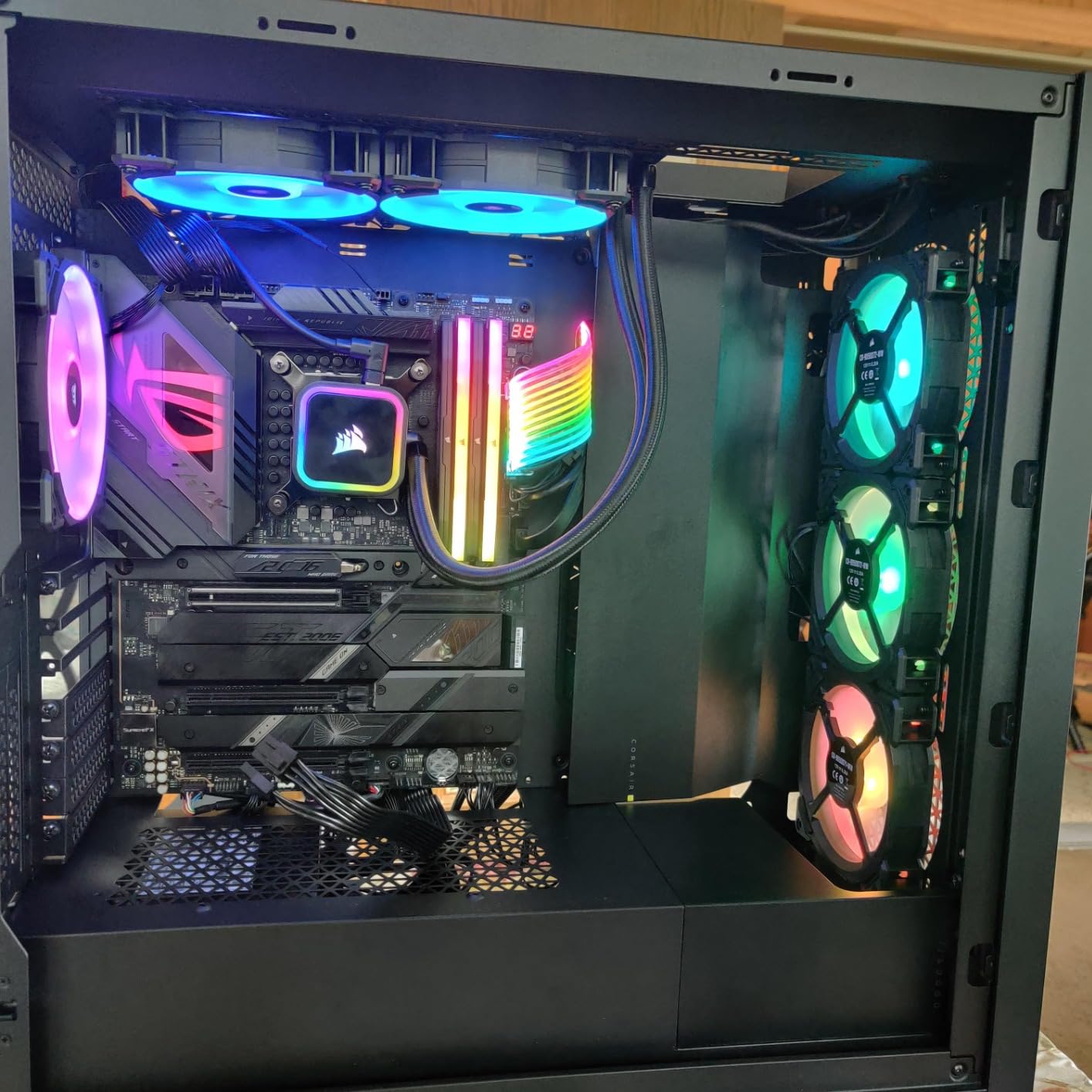 ASUS ROG Strix Z790-E Gaming WiFi 6E LGA 1700(Intel 14th,13th&12th Gen) ATX gaming motherboard(PCIe 5.0, DDR5,18+1 power stages,2.5 Gb LAN,Thunderbolt 4,5xM.2, 1xPCIe 5.0 M.2,Front panel USB 3.2 port) customer photo 2
