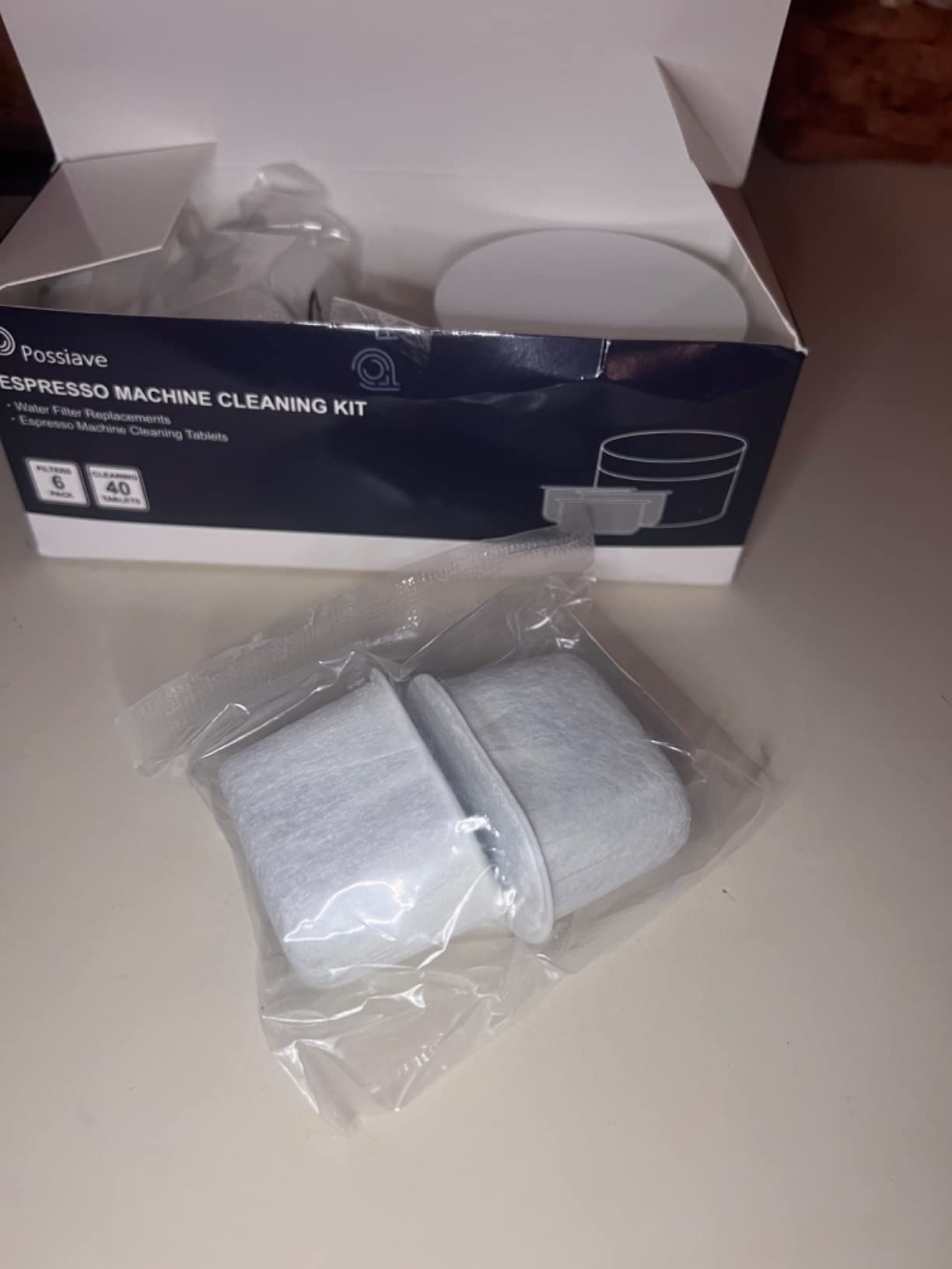 possiave 40 Espresso Cleaning Tablets and 6 Water Filters for Breville customer photo 1