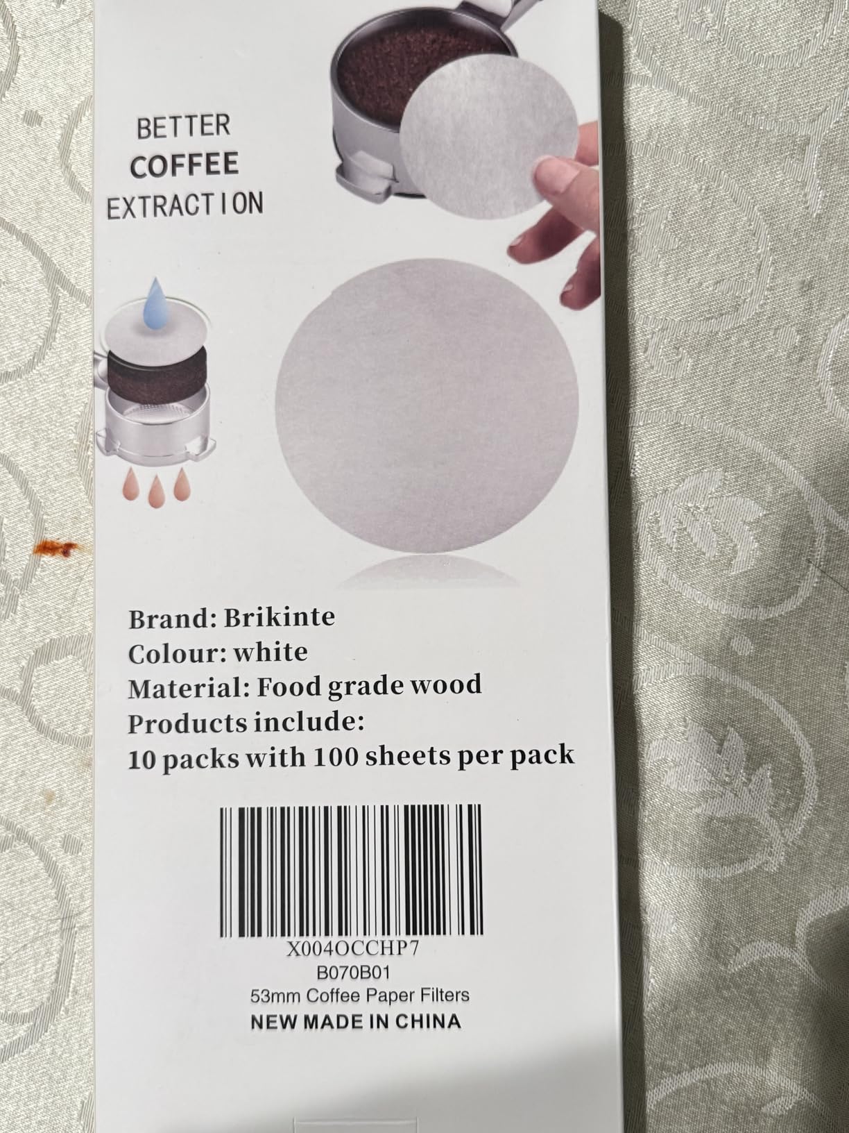 1000 Pcs Coffee Paper Filter for Espresso Coffee Maker, 58 mm | Unbleached Espresso Filter Puck Screen Portafilter Paper, for Breville Barista, Mr. Coffee and Other Espresso Machine customer photo 2