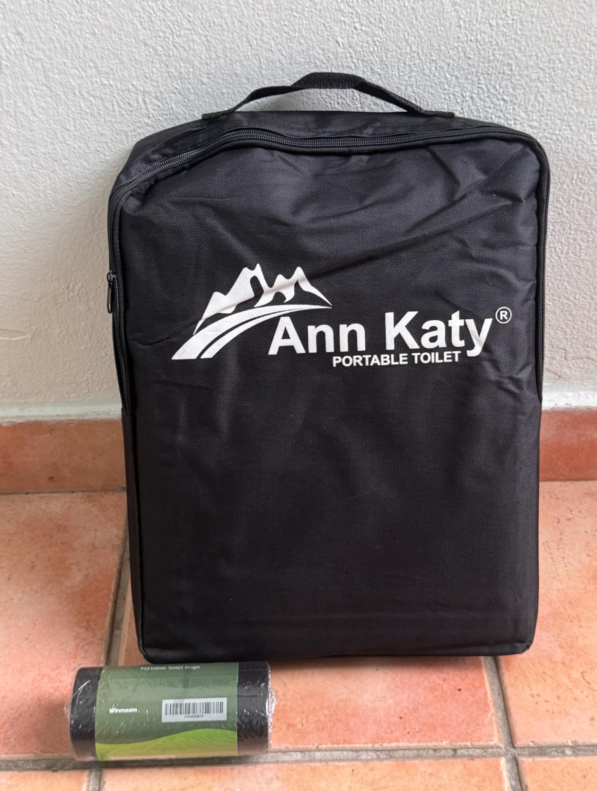 Ann Katy Upgrade XL Portable Toilet for Adults, Extra Large Camping Toilets | Lightweight & Compact Potty with Lid for Adults and Kids customer photo 2