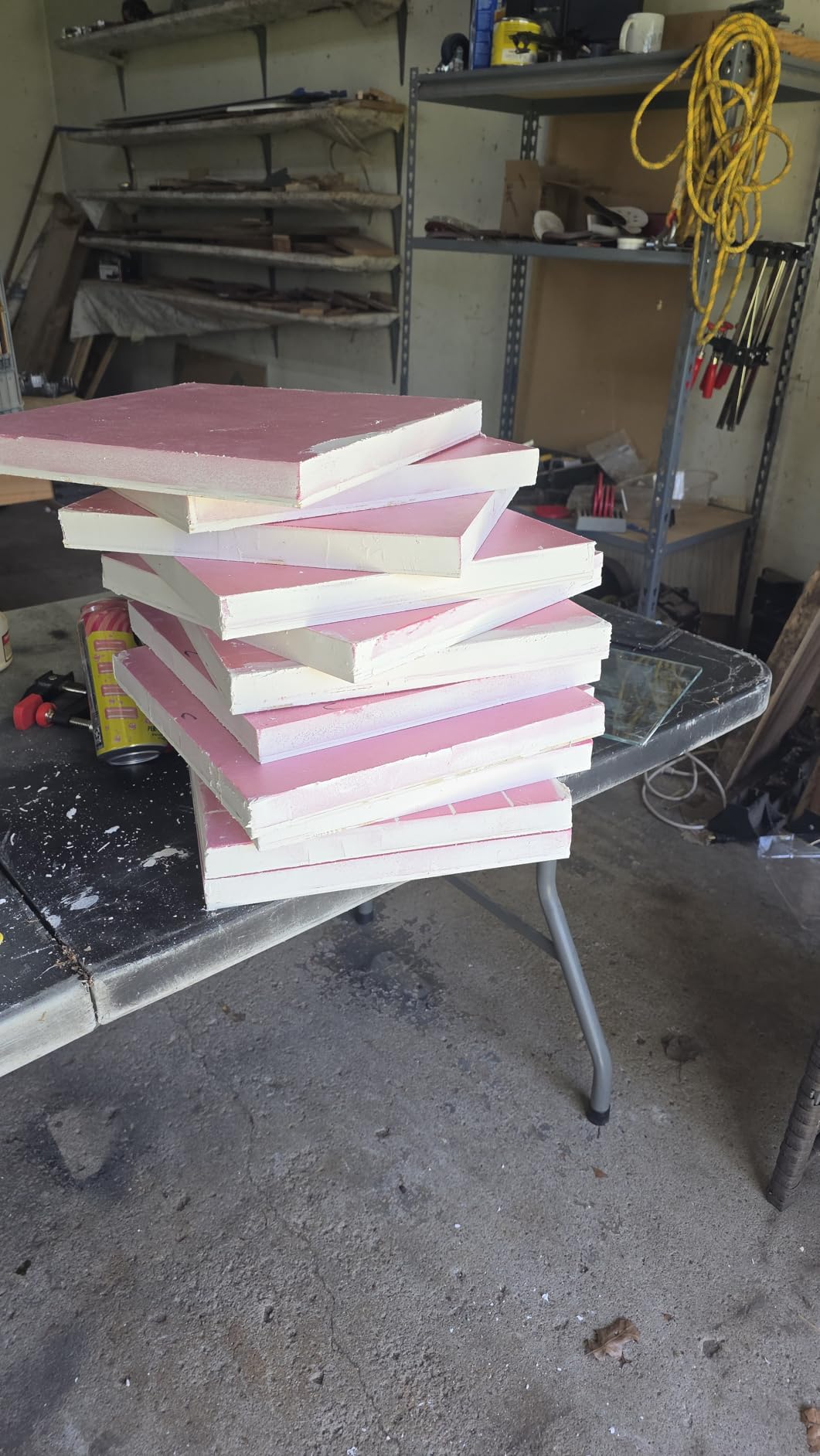 Fabbay 8 Pieces Polystyrene Foam Board 1'x1' 0.79