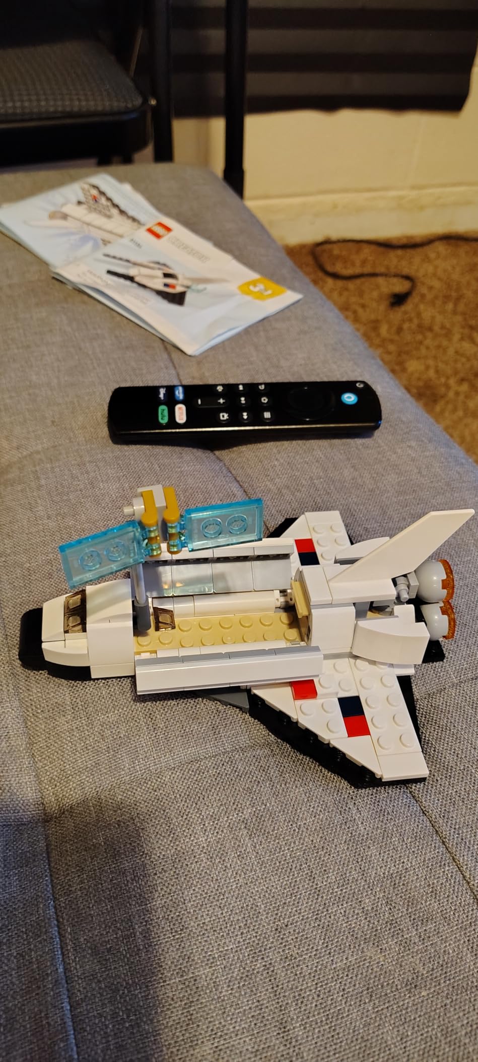 LEGO Creator 3 in 1 Space Shuttle Toys - Space Toys Building Set for Boys & Girls, Ages 6+ - Option to Build 2 Spaceships or Astronaut - Educational Gift for Kids Birthday & Holidays - 31134 customer photo 1