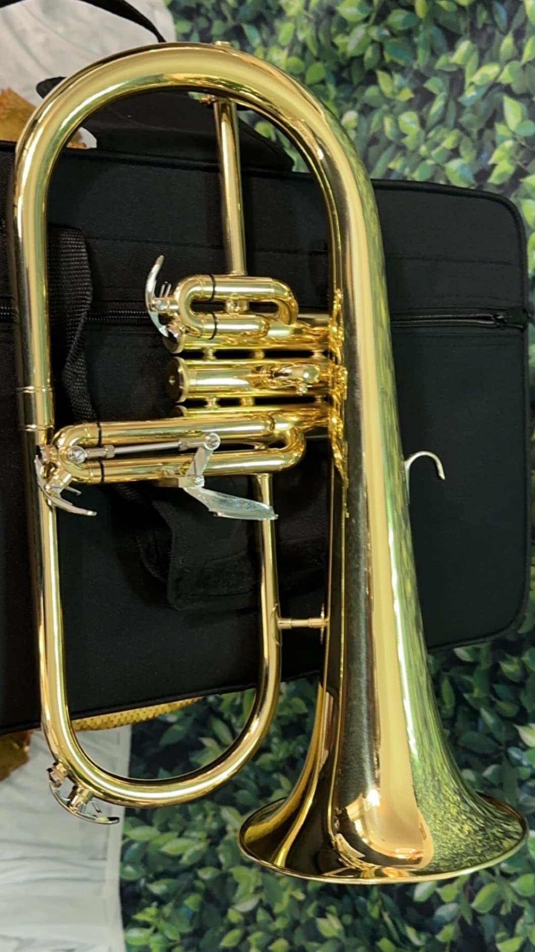 Flugelhorns Brass Bell Bow High Gloss Finish (AFH-8355) customer photo 1