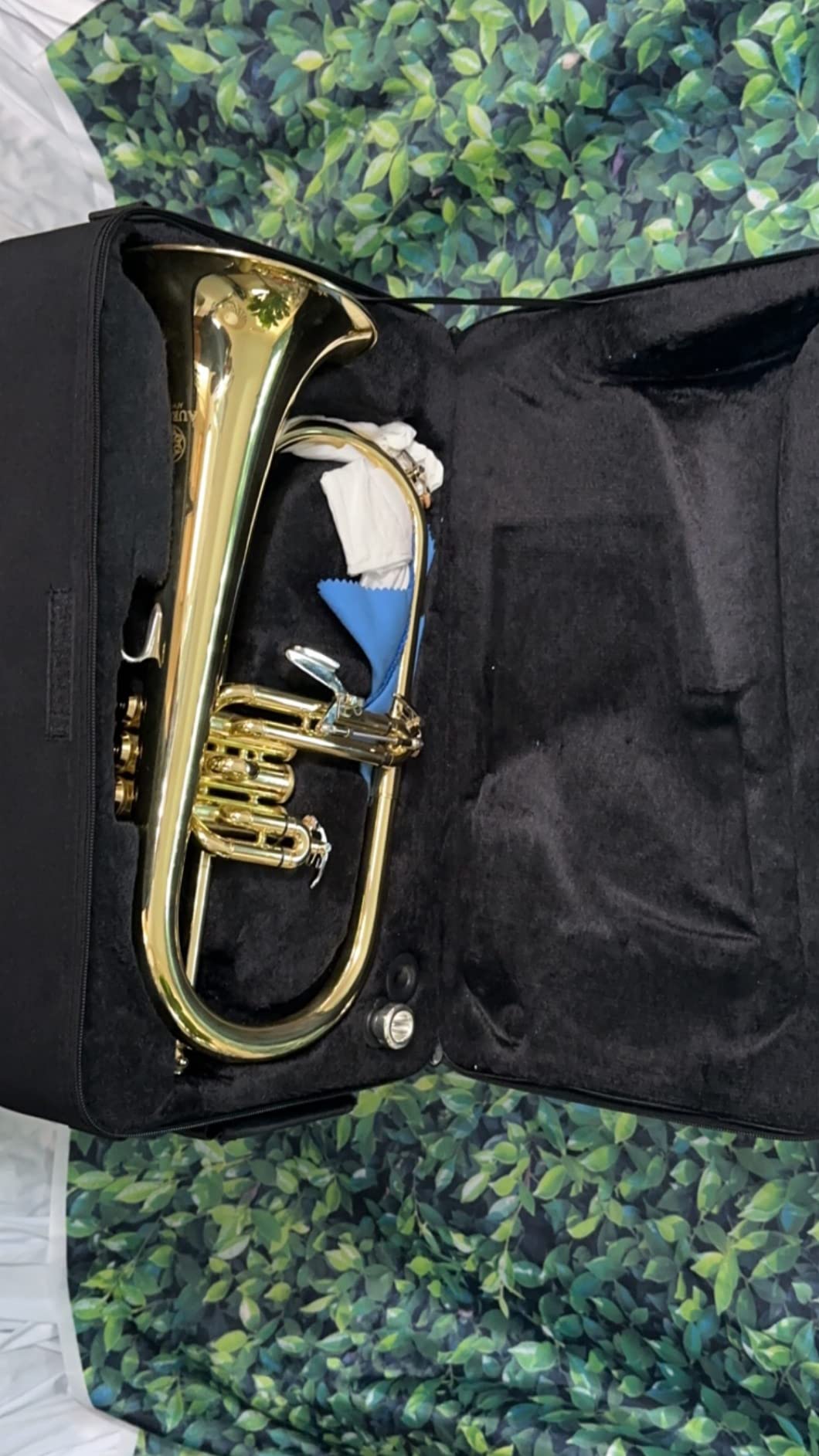 Flugelhorns Brass Bell Bow High Gloss Finish (AFH-8355) customer photo 2