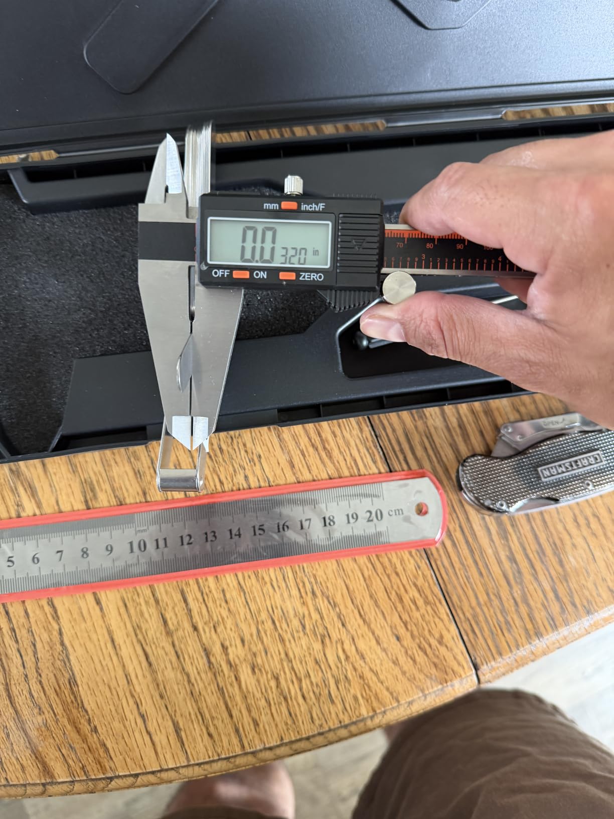 HARDELL Digital Caliper 6 Inch, Caliper Measuring Tool with Large LCD customer photo 1