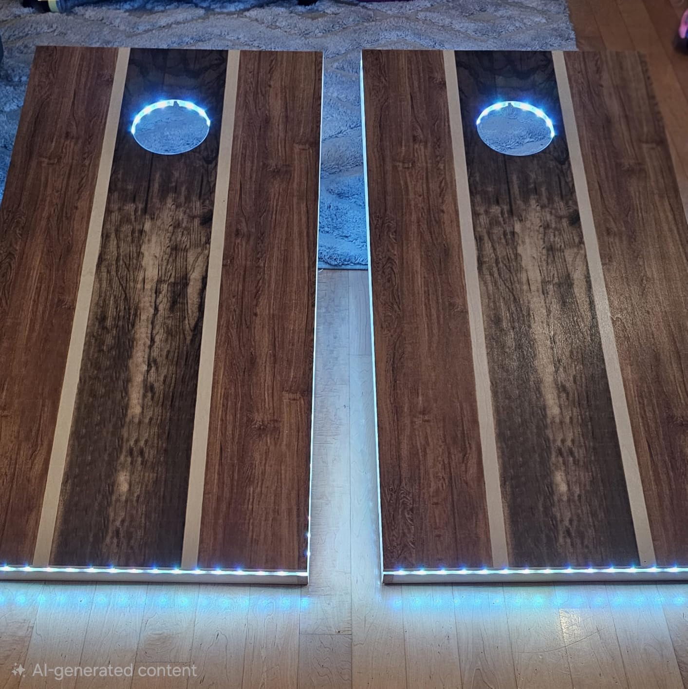 Tailgating Pros Cornhole Boards 4x2 Official Regulation Size - Wooden Design Cornhole Game Set with 8 Bean Bags, Carrying Case & Tote - Outdoor Tailgate Yard Game customer photo 2