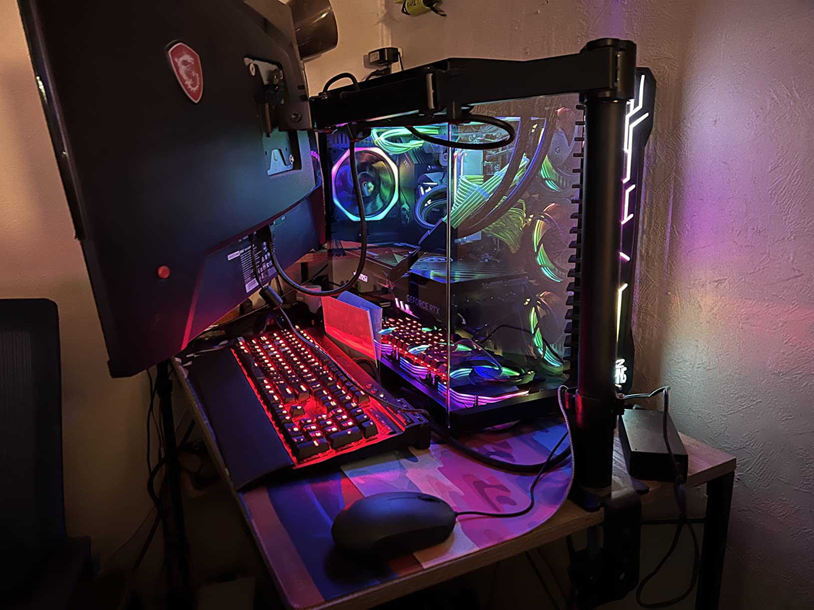 MSI Gaming GeForce RTX 4070 Ti 12GB GDRR6X 192-Bit Extreme Clock: 2760 MHz HDMI/DP Nvlink Tri-Frozr 3 Ada Lovelace Architecture Graphics Card (RTX 4070 Ti Gaming X Trio 12G) customer photo 2