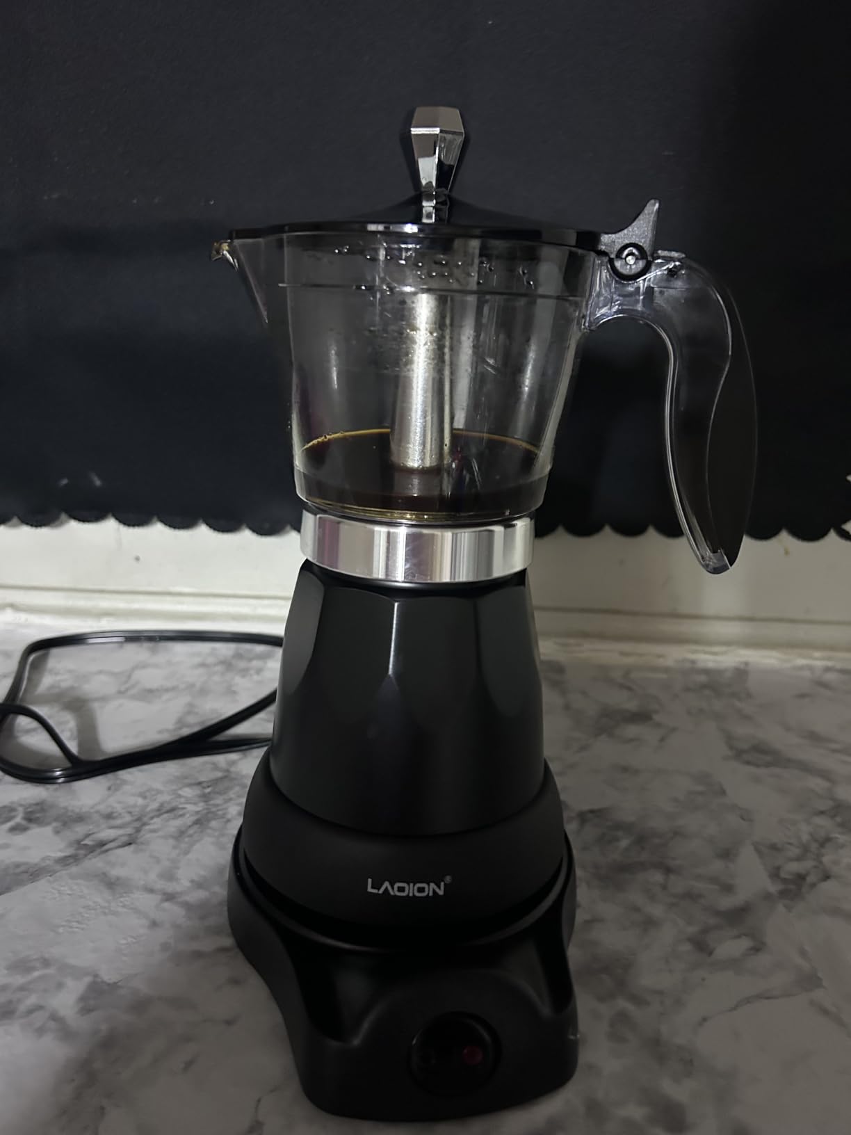 LAOION Cuban Coffee Maker, 6 or 3cup Electric Espresso Coffee Maker customer photo 1