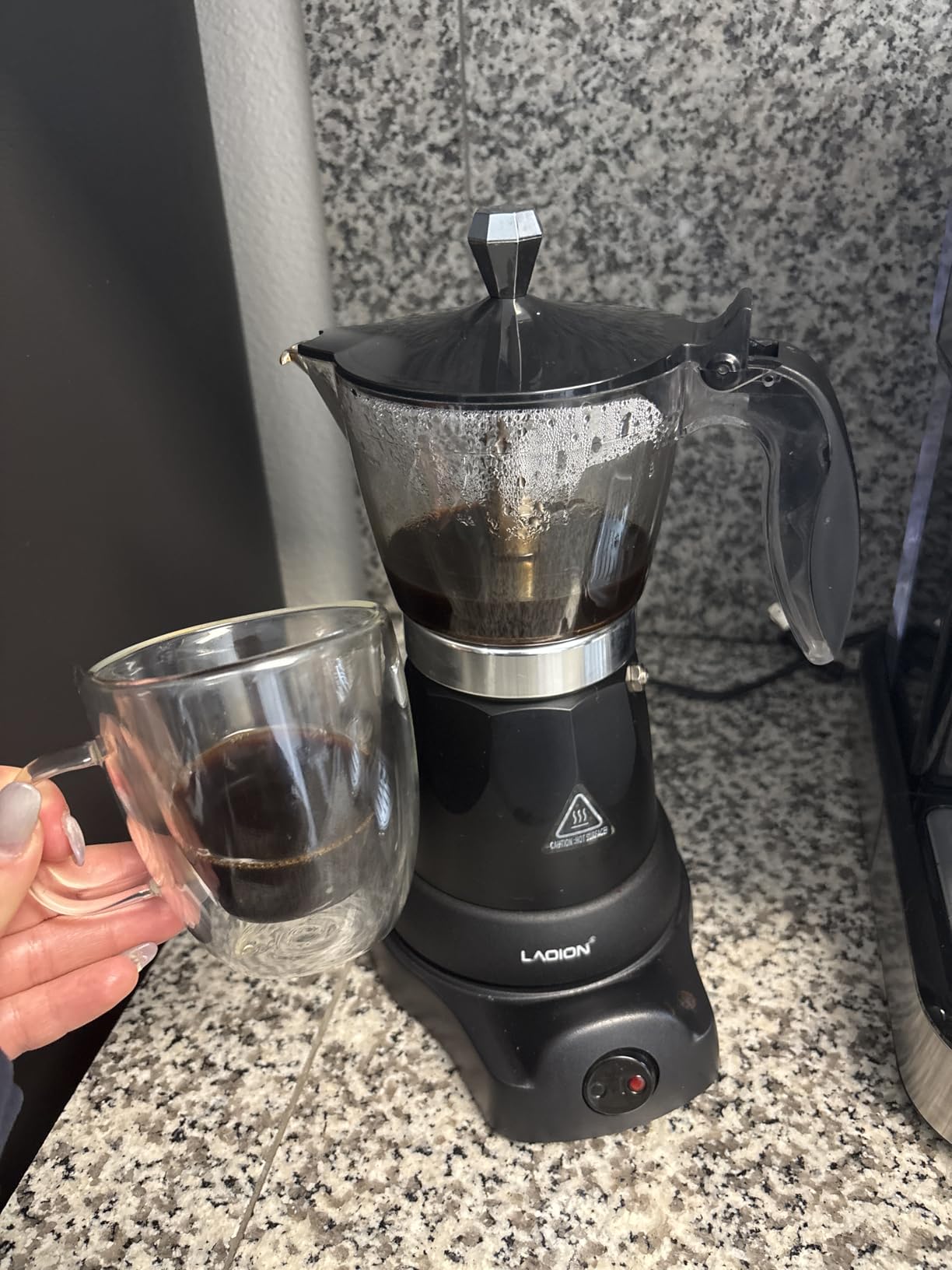 LAOION Cuban Coffee Maker, 6 or 3cup Electric Espresso Coffee Maker customer photo 2