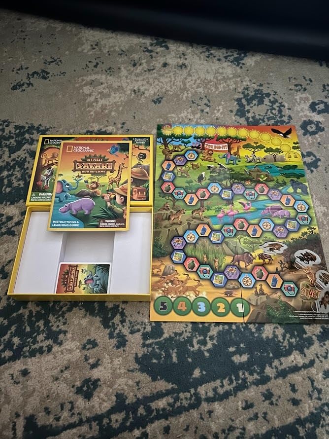 National Geographic My First Safari Cooperative Board Game for Kids customer photo 1