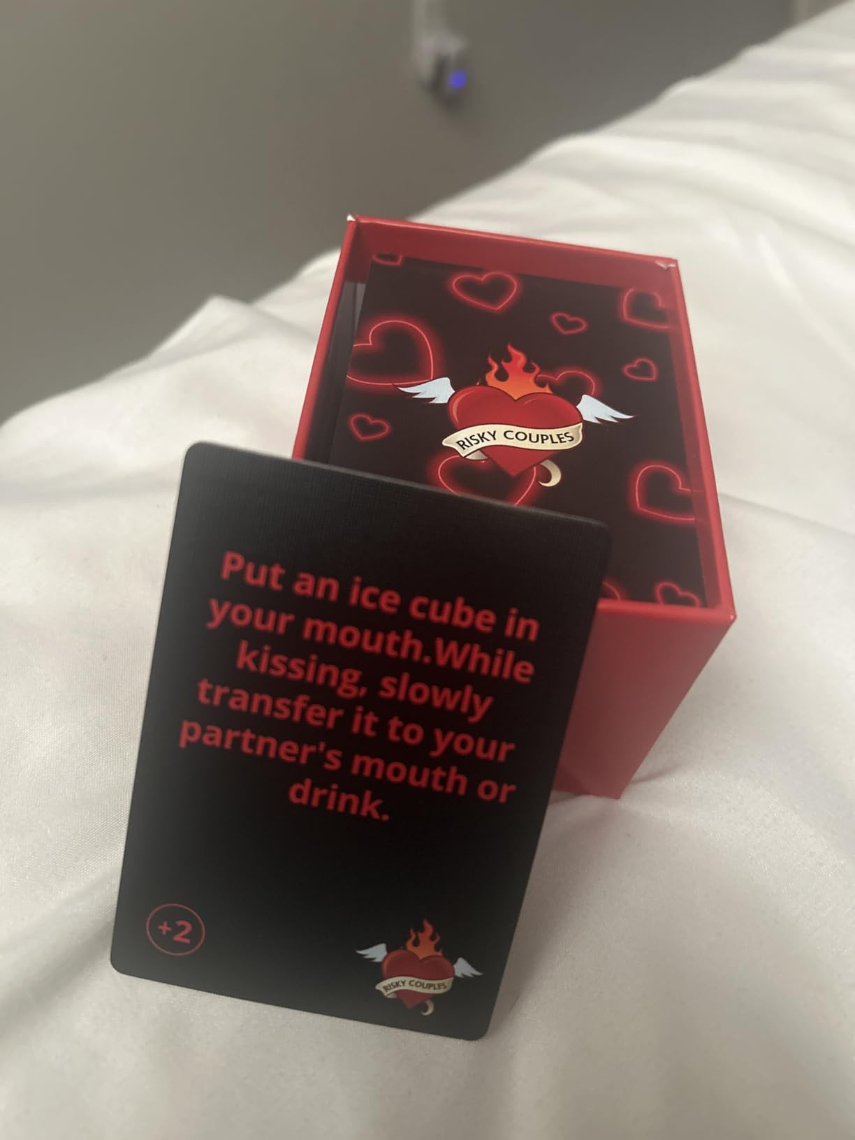 RISKY COUPLES | Couples Card Games for Date Night: 150 Questions & Challenges for Your Partner | Romantic Card Game for Anniversary, Valentines, Birthday, or Bridal Party customer photo 2