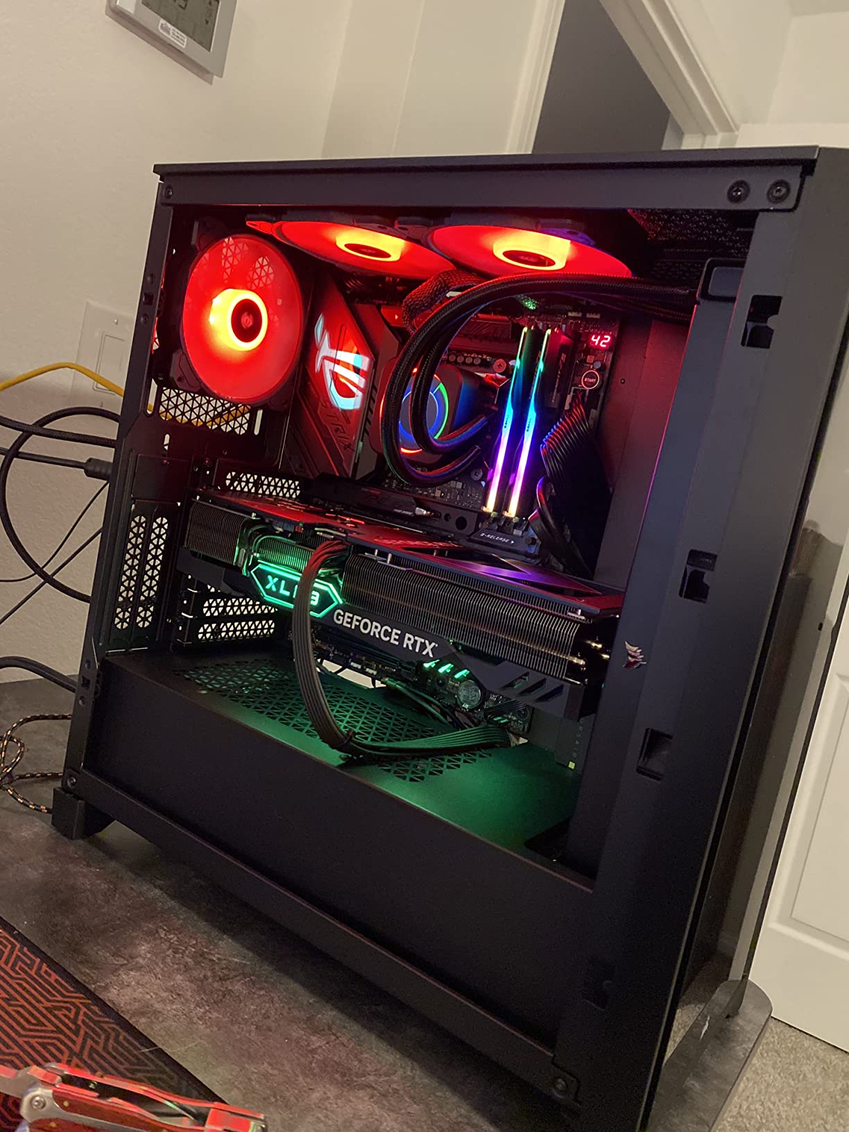 PNY GeForce RTX 4070 Ti 12GB XLR8 Gaming Verto Epic-X RGB Overclocked Triple Fan Graphics Card DLSS 3 customer photo 2