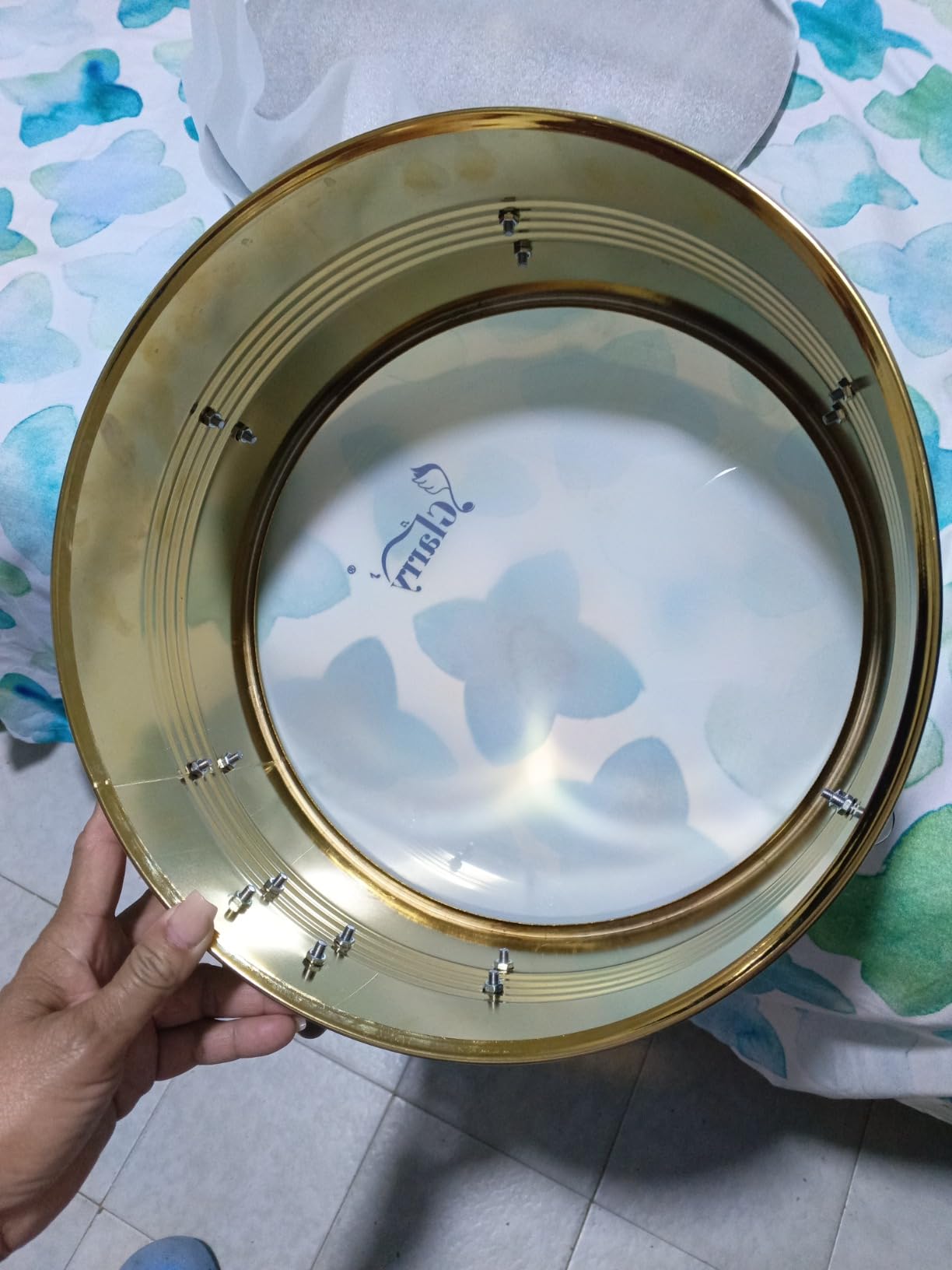 Ktaxon 13 Inch & 14 Inch Timbales Drum Set, Gold customer photo 2