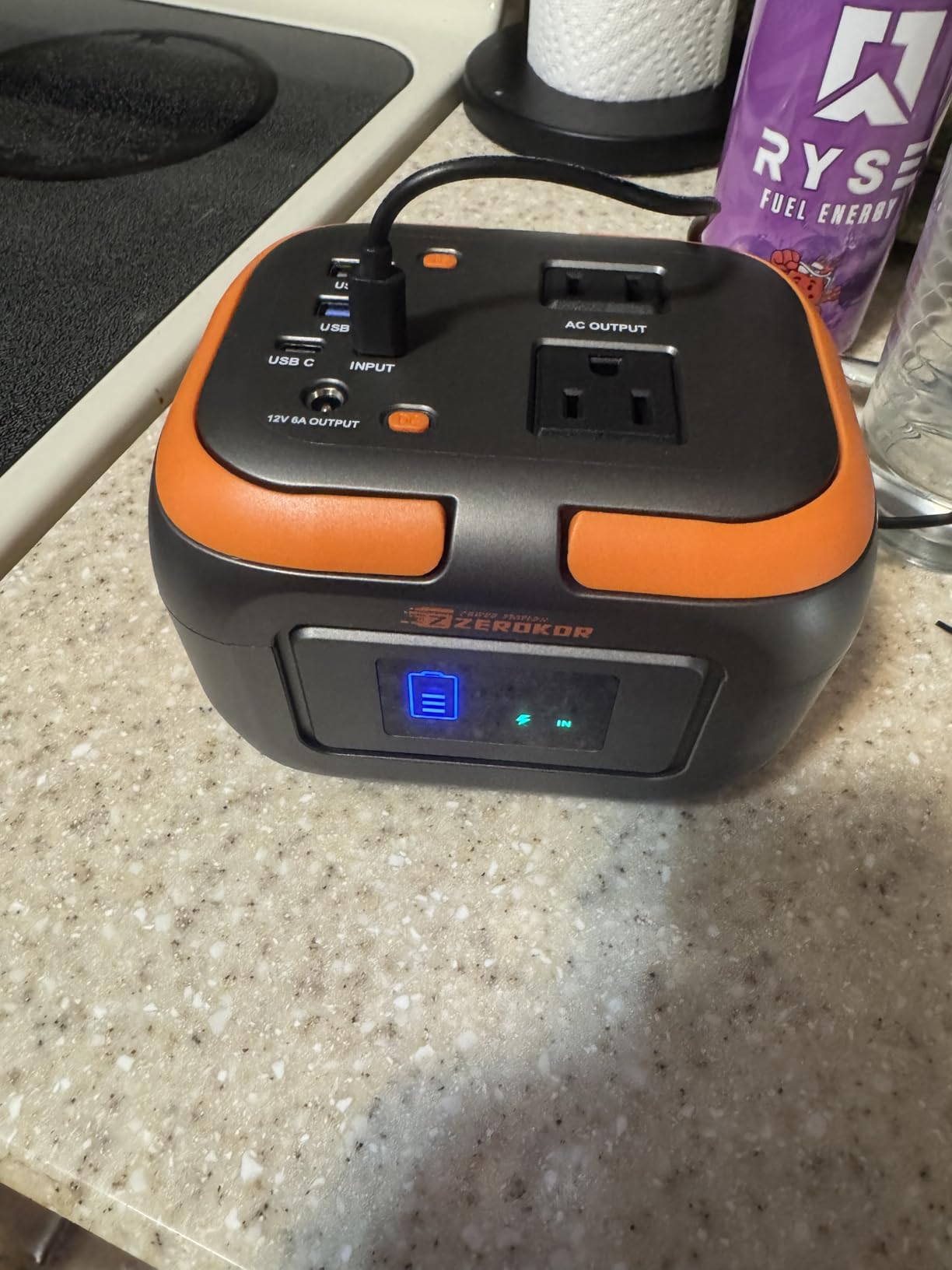 Portable Power Bank with AC Outlet, 65W 110V Portable Laptop Charger Backup customer photo 1